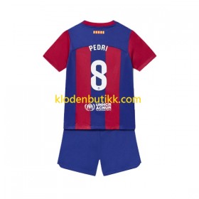 FC Barcelona Pedri 8 Barn Hjemme Fotballdrakt 2023/24 Kortermet